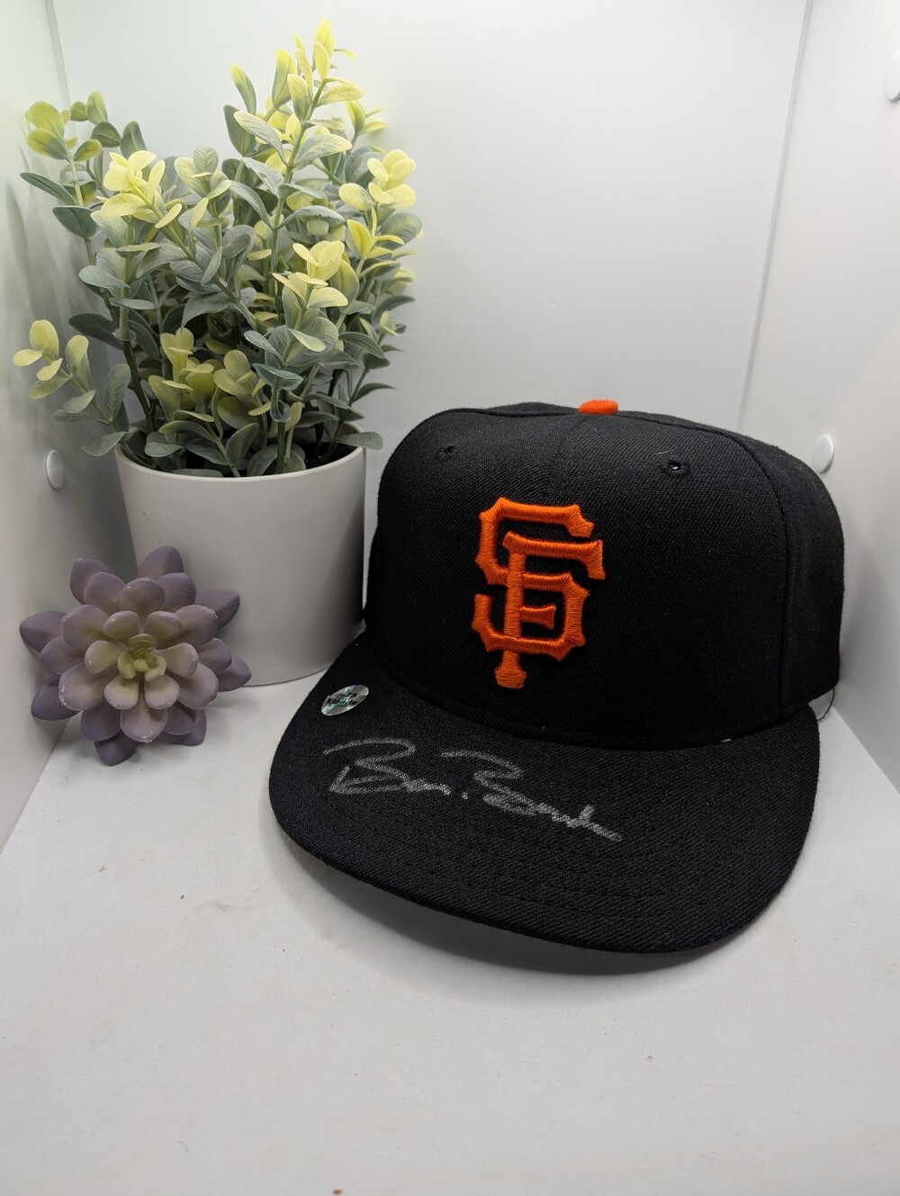 Authentic Fleer Barry Bonds Autograph Baseball Cap